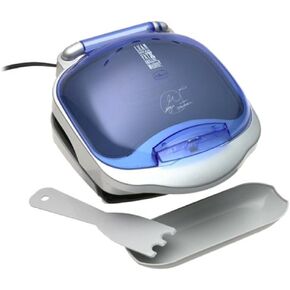 George Foreman GR10ABWI Champ Grill with Bun Warmer, Indigo