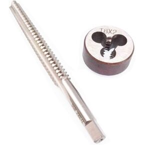 Yodaoke HSS TR8 x 2mm Tap and TR8 x 2mm Die Metric Thread Right Hand