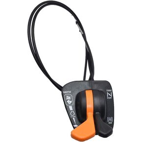Partman GY20948 Replace Fit for John Deere Throttle & Choke Cable GY20772 Twin Control Handles Fit for JD Model 125 135 145 155C 190C LA120 LA130 LA140 LA150 X140 LA135 LA145 LA155 LA165 LA175
