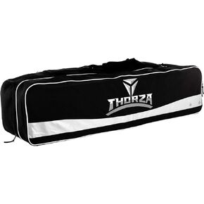 Thorza Lacrosse Equipment Bag (Extra Large) Multi Pocket Storage for Lacrosse Sticks, Balls, Gloves, Cleats, Pads, Goalie Gear, and Coach Supplies – Portable Travel Storage for Players and Coaches