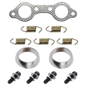 Amavoler Exhaust Muffler Gasket Seal Spring Rebuild Kit Fit for Polaris Sportsman Ranger 600 2003-2006, Sportsman 700 2002-2007, Polaris RZR 800.OEM# 5811511 3610047.