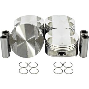 DNJ P336 Piston Set for 2006-2015 / Buick, Chevrolet, GMC, Pontiac, Saturn/Aura, Cobalt, Equinox, G5, G6, HHR, Impala, Ion, LaCrosse, Malibu, Regal, Sky, Solstice, Terrain, Vue / 2.4L / DOHC / 16V