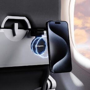 حامل الهاتف الذكي CHARGEWORX متوافق مع Magsafe | للطائرات، السيارات، المنزل، المكتب | دوران 360 درجة ومشبك قابل للطي، مثالي للسفر
