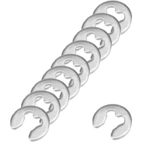 uxcell 20mm External Circlips C-Clip Retaining Shaft Snap Rings 304 Stainless Steel 100pcs