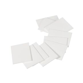 PATIKIL الألومينا لوح سيراميك لوح تبريد لوح عازل 10 قطعة صلابة عالية لترانزستور MOS 28x22x1 مللي متر (1.1x0.87x0.04")