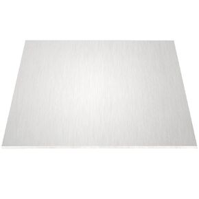 HEIHAK 2 Pack 6061 12 x 12 x 1/4 Inch Aluminum Sheet, T6 Heavy Duty Flat Plain Multifunctional Metal Square Aluminum Plate Sheet for DIY Construction, Mechanical Workshop