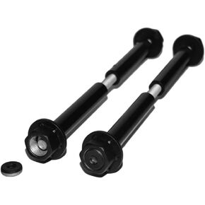 Ozco 16651 8-inch to 10-inch OWT Timber Bolt, Black Galvanized Steel (30 per Pack)