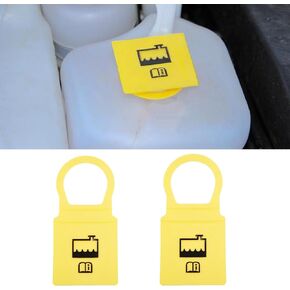 Lecctso 2 قطعة غطاء خزان سائل التبريد، استبدال غطاء المبرد OEM # 55111074AA، 52079331 غطاء خزان تجاوز سعة المحرك لإغلاق محكم لإصلاح الغطاء الخاص بك متوافق مع سيارة كرايسلر دودج رام جيب