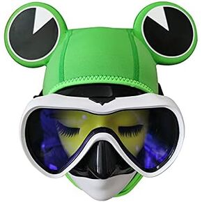 BRLUCKY Wetsuit Hood Frog 3mm Neoprene Scuba Diving Hood for Men Women Youth Scuba Head Cover Dive Cap Surfing Thermal Hood for Kayaking Snorkeling Swimming Sailing Canoeing Water Sports