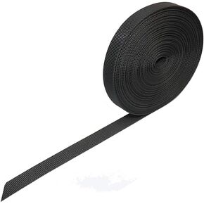 Nylon Webbing 10 Yards Flat Webbing Strapping for Indoor or Outdoor Gear, DIY Crafting Sewing Products Binding Repair and Replacement of Accessories (0.6 inch)