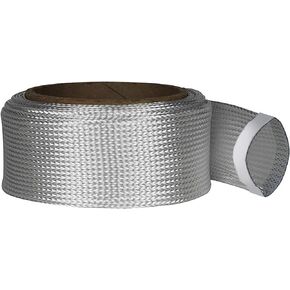 Fibre Glast Fiberglass Sleeving – Cloth-Mesh Tubing Bonds & Reinforces Hoses, Hockey Sticks, Oars, Golf Clubs, Studs, Mandrels & Cylinders – Epoxy & Resin Compatible, 10 Oz, 3 Yards, Made in USA