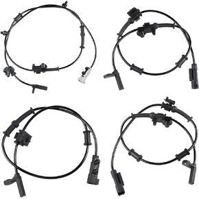 WMPHE 4 Pcs ABS Wheel Speed Sensor Compatible with Dodge Challenger Charger 2015 2016 2017 2018 2019 2020, Chrysler 300 2015 to 2020, Replacement for 68199987AC, 68199987AA, 4779643AB, 4779642AA