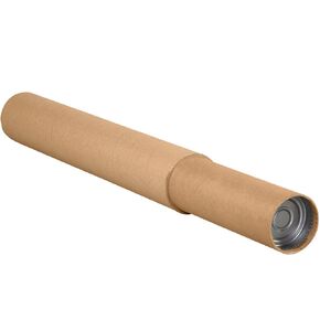 Aviditi Expandable Kraft Mailing Tubes, 3-1/4 Inch Diameter, Adjustable Length 60-120 Inches, for Shipping, Storing, Mailing, Blueprints and Posters (15 Pack)