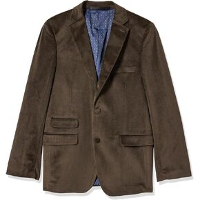 Isaac Mizrahi Slim Fit Boy's Velvet Diamond Blazer