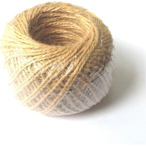 LWR CRAFTS 1.5mm Jute Cord 225 Feet Per Pack (Chocolate)