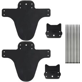 TEKCAM 2 PCS Mountain Bike Fender MTB Mudguard Front and Rear Bicycle Fender for Bicycle Mudguard, Adjustable MTB Mud Guard Fits 26"/ 27.5"/ 29" Size Mountain Bike and Fat Bike Wheel Sizes