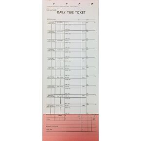 Daily Time Ticket #1508 (Quantity is 500) (V8)