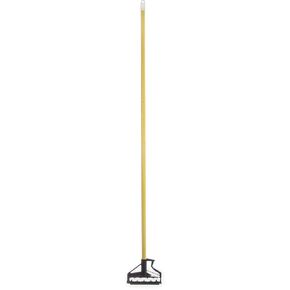 SPARTA 4166404 Spectrum Fiberglass Mop Handle With Quik-Release For Cleaning, Commercial, Residential, 60 Inches, Yellow