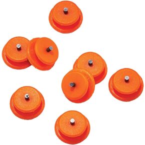 Ergodyne TREX 6301TC Tungsten Carbide Ice Cleat Replacement Spikes (8-Pack), Orange