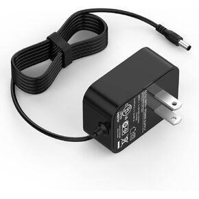 DC 9V for Casio Keyboard Power Cord Compatible with Casio Keyboard AD-5 AD-5MU AD-5MR CTK-2100 CTK-800 CTK-700 CTK-710 CTK-720 LK-220 CTK-480 CTK-650 SK-200 WK-110 WK-200 LK-43 LK-100 (5.9Ft Long)