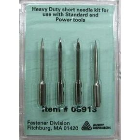 Avery Dennison All-Metal Heavy Duty Needles for Standard Tool - 4 Pack 08913