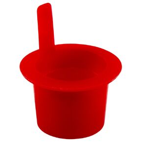 Caplugs L-5 L Series – Plastic Lift-Tab Tapered Plug, 1000 Pack, Red LD-PE, Flange OD 0.69" x Plug ID 0.547" Hole Protection, Leak Prevention, Masking, Painting, Powder Coating, Plating (99191103)