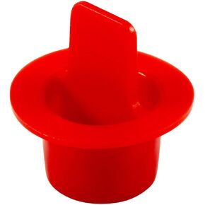 Caplugs CPT-6XW CPT Series – Plastic Center Pull-Tab Tapered Plug, 1000 Pack, Red LD-PE, Flange OD 0.78" x Plug ID 0.625" Hole Protection, Leak Prevention, Masking, Powder Coating (QCPT6XWQ1) in Saudi Arabia
