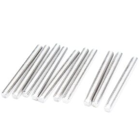Smartsails M6 x 80mm，304 Stainless Steel Full Threaded Rod, Right Hand Thread (10Pieces)