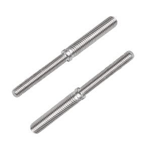 SING F LTD 2Pcs Double End Threaded Stud Screw Bolts M6 to M8 304 Stainless Steel Thread Adapter for Structural Columns Fasteners