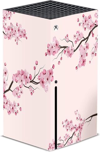 تصميم TACKY DESIGN Sakura Peach Skin متوافق مع Xbox Series x Skin & Two Controller Skin، ملصق Xbox x ملصق فاخر من الفينيل 3M غلاف كامل، غطاء Xbox in Saudi Arabia