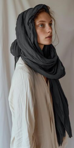 JEGERMIG Men‘s Renaissance Head Scarf Hood Shawl Shaman Hooded Cloak Cowl Post Apocalyptic Cape Cosplay Costume in Kuwait