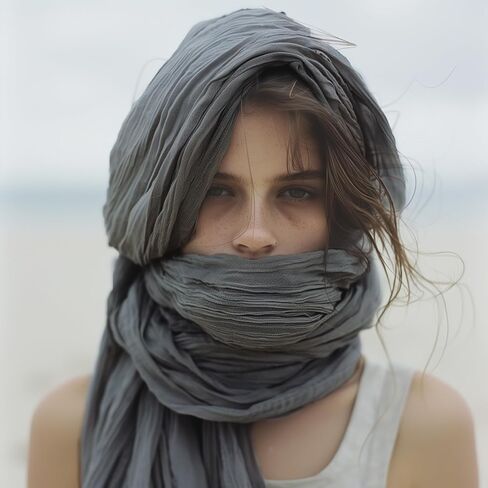 JEGERMIG Men‘s Renaissance Head Scarf Hood Shawl Shaman Hooded Cloak Cowl Post Apocalyptic Cape Cosplay Costume in Kuwait