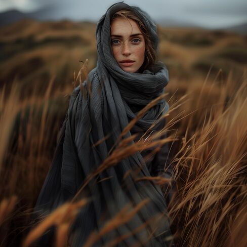 JEGERMIG Men‘s Renaissance Head Scarf Hood Shawl Shaman Hooded Cloak Cowl Post Apocalyptic Cape Cosplay Costume in Kuwait