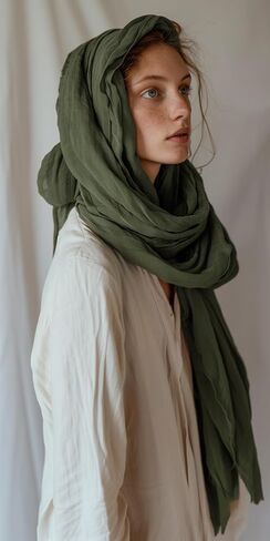 JEGERMIG Men‘s Renaissance Head Scarf Hood Shawl Shaman Hooded Cloak Cowl Post Apocalyptic Cape Cosplay Costume in Kuwait