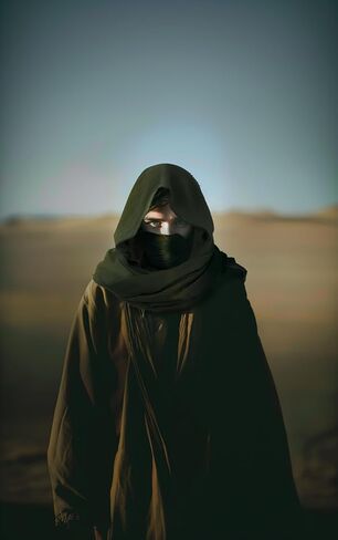 JEGERMIG Men‘s Renaissance Head Scarf Hood Shawl Shaman Hooded Cloak Cowl Post Apocalyptic Cape Cosplay Costume in Kuwait