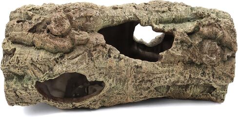 JIHAQUA Aquarium Resin Bark Terrarium Decor, Lizard, Snake or Reptile Hide in Saudi Arabia