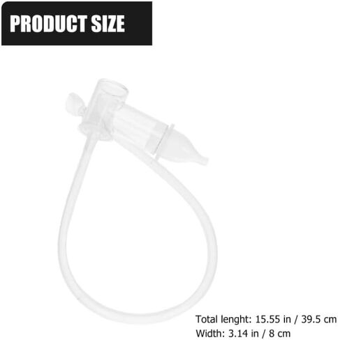 Nasal Aspirator Infant Nose Suction Baby Snot Cleaner Mucus Sucker Manual Cleaning Tool Sniffling Device in Saudi Arabia
