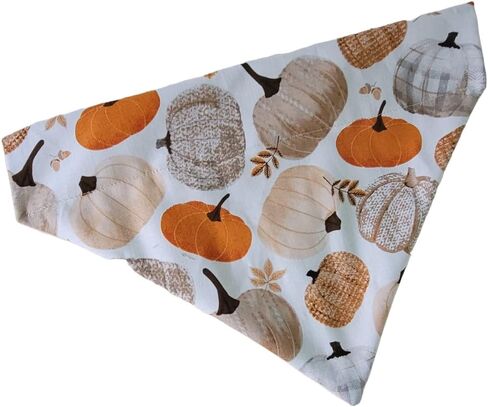 Fall Pumpkins Over the Collar Dog Bandana That Slips onto Their Existing Collar Size (X-Small) in Saudi Arabia
