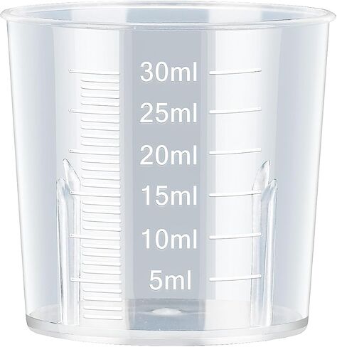 90 PCS Resin Epoxy Mixing Cups Kit,30 PCS 30ML Plastic Measuring Cups,20 PCS 30ML Paint Epoxy Resin Mixing Cups,with 40 PCS Craft Sticks for UV resin, Epoxy Resin, Paint Mixing, Jewelry Making in Saudi Arabia