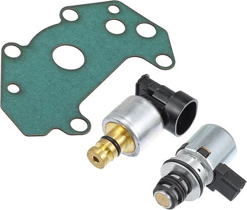 ACROPIX Transmission Pressure Governor Solenoid Valve and Sensor Fit for Mitsubishi Mighty with Gasket - Pack of 3 Black Bronze Tone Gold Tone Green in Saudi Arabia