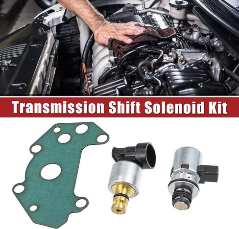ACROPIX Transmission Pressure Governor Solenoid Valve and Sensor Fit for Mitsubishi Mighty with Gasket - Pack of 3 Black Bronze Tone Gold Tone Green in Saudi Arabia