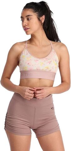 Kari Traa Women's VAR Printed Adjustable Strap Racerback Sports Bra in Saudi Arabia