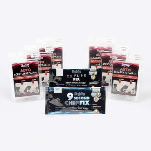 MagicEzy Hairline Fix - (Matterhorn White) - طقم إصلاح الجلكوت - إصلاح الشقوق والخدوش مثل المحترفين - طقم إصلاح القوارب المصنوعة من الألياف الزجاجية - القوارب والزلاجات النفاثة in Kuwait