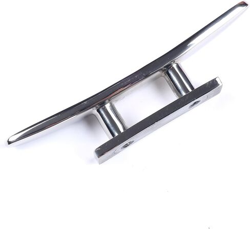 Mxeol Marine Stainless Boat Dock Cleats Flat Top Low 2 Hole Mooring (Pair) in Kuwait