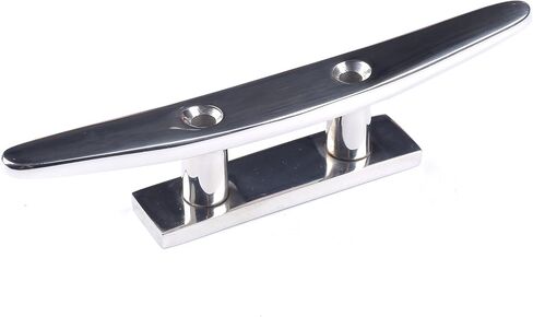 Mxeol Marine Stainless Boat Dock Cleats Flat Top Low 2 Hole Mooring (Pair) in Kuwait