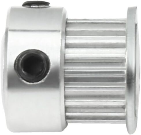 uxcell Aluminum MXL 20 Teeth 8mm Bore Timing Belt Idler Pulley Flange Synchronous Wheel 6mm Belt for 3D Printer CNC in Saudi Arabia