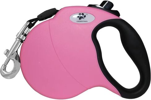 16 ft Retractable Dog Leash for Large Dogs up to 110 lbs,Tangle-Free Nylon Tape,Black Dan L in Kuwait