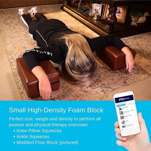 PTX Therapy,Posture Block,High Density Foam Block for Postural or Physical Therapy Exercise,Improve Posture and Alignment,Reduce Musculoskeletal Pain,Sweat Resistant Cover, in Saudi Arabia