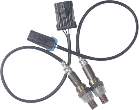 مستشعر Wobiwina 234-4012 234-4018 Upstram Downstram O2 متوافق مع Chevy Tahoe Silverado 1500 Express C1500 K1500 Suburban GMC Yukon Sierra Savana Cadillac Escalade قطعتان in Kuwait