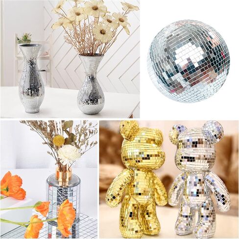 Skartgripir 10×10mm Self-Adhesive Mirrors Mosaic Tiles,Mini Mirrors Mosaic Tiles Sticker for Craft Square Glass Tiles,Disco Glass Tiles Decorations Making, 10×10mm(Gold Color,0.4Inch) in Saudi Arabia